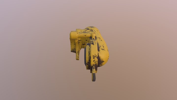 główka żółta 3D Model