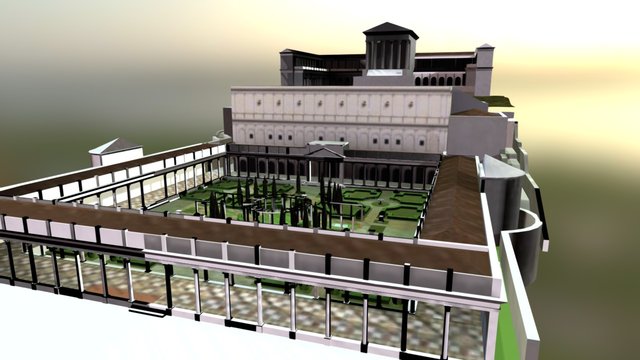 Volterra Roman Theater reconstruction - simple 3D Model