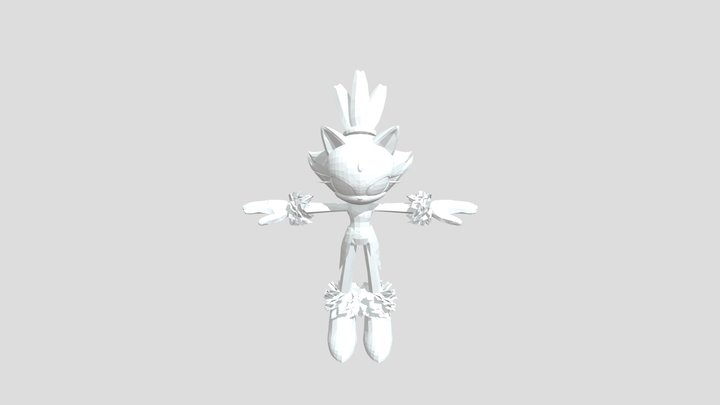 Blaze The Cat Sth06 model 3D Model