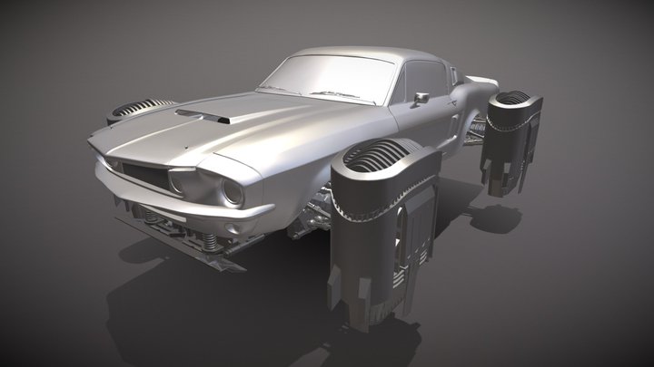 SPACE CAR ( W.I.P) 3D Model