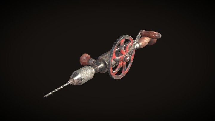 Millers Falls No. 980 Drill 3D Model