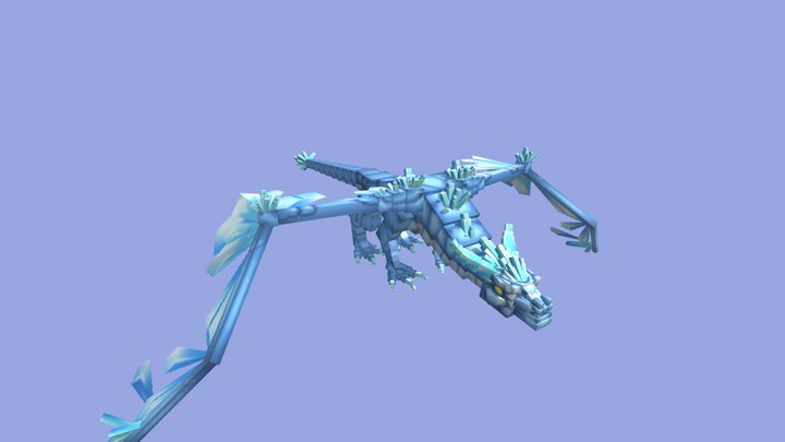 Ice dragon 3D Model