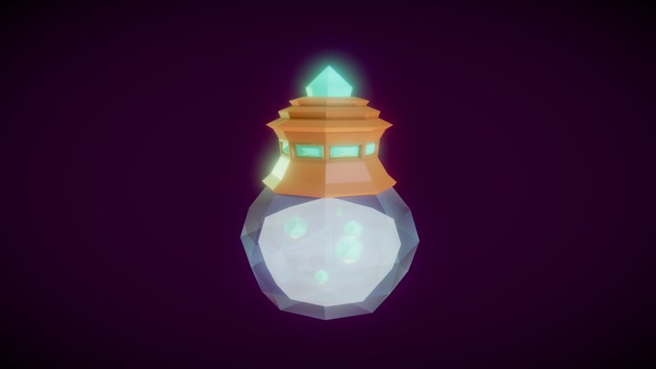 Ejercicio Poción Lowpoly 3D Model