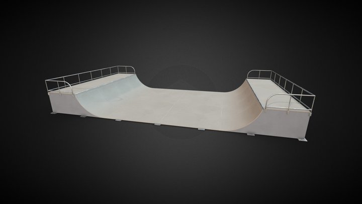 Miniramp | Game Ready | 4K 3D Model