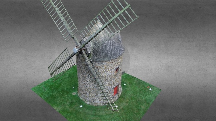 Moulin de la Saline 3D Model