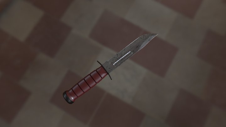 Knife SSS 3D Model