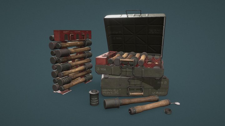 M24_Grenade 3D Model