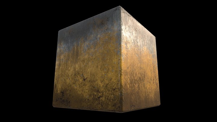 Wall Paint Material Test2 3D Model