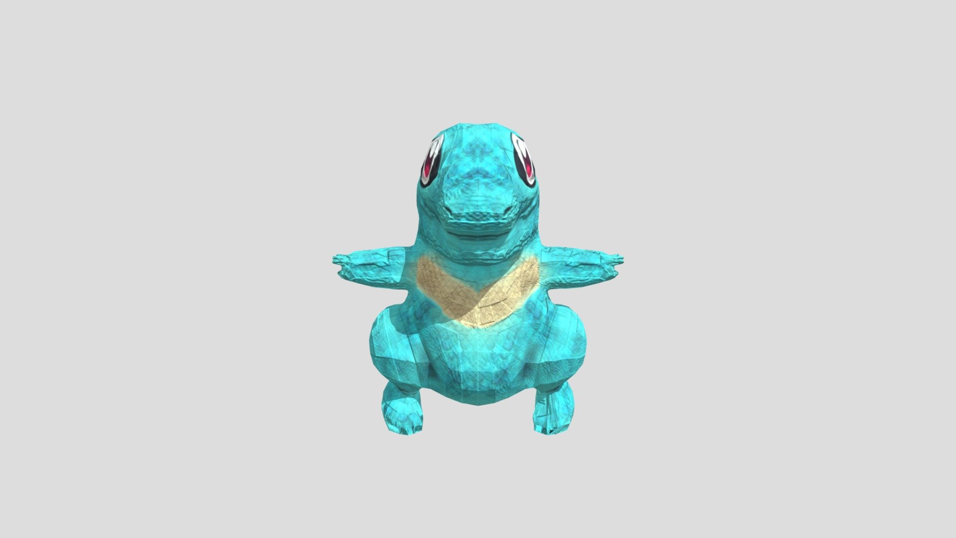 Totodile Lowpoly