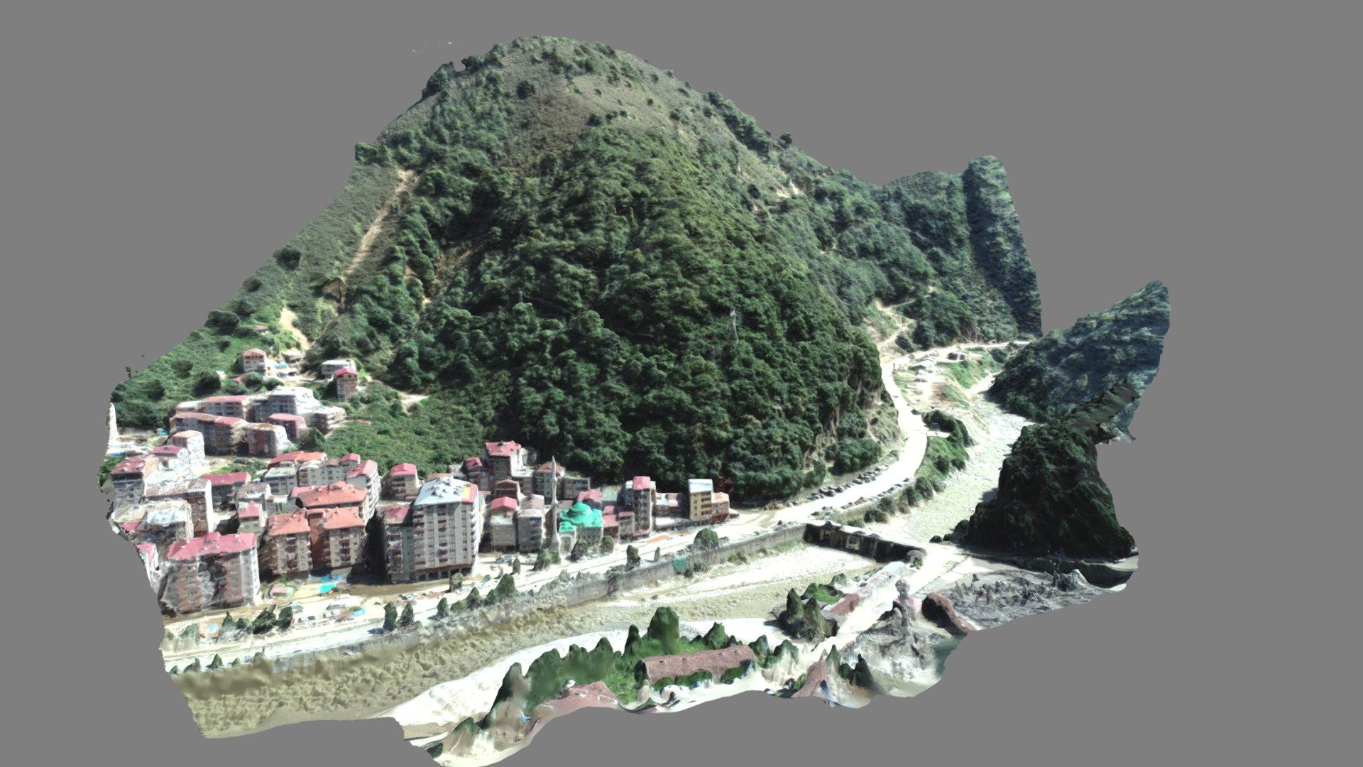 Doğankent 3D Modeli (Giresun) — Sketchfab embed 3D viewer