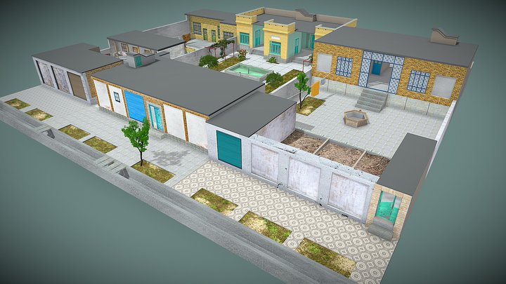 My childhood neighborhood - 1965 – Modello 3D gratuito STL