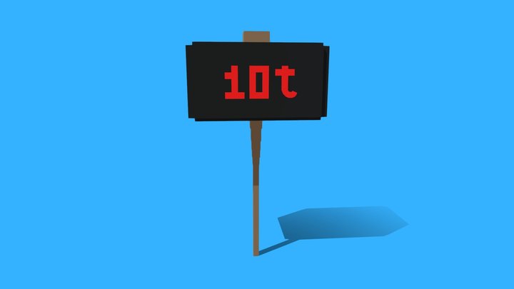 10 Ton Hammer 3D Model