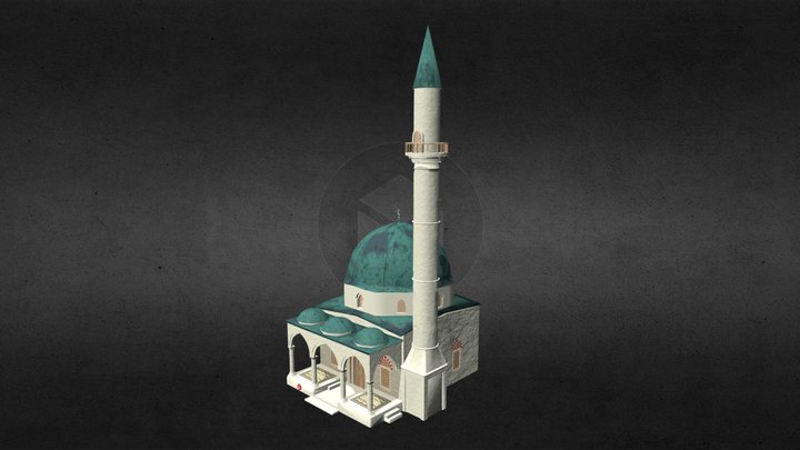 Ibrahim pašina džamija u Đakovu, 16. st. 3D Model