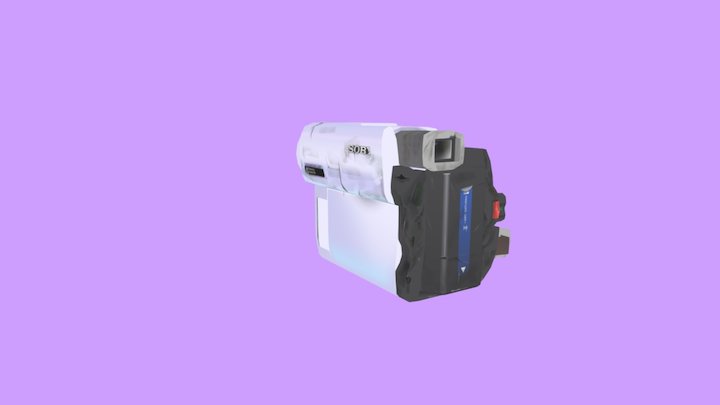 Broken Camcorder (Animated) 3D Model