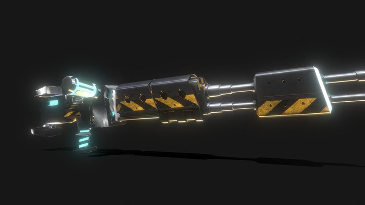jak and daxter weapon 3D Model