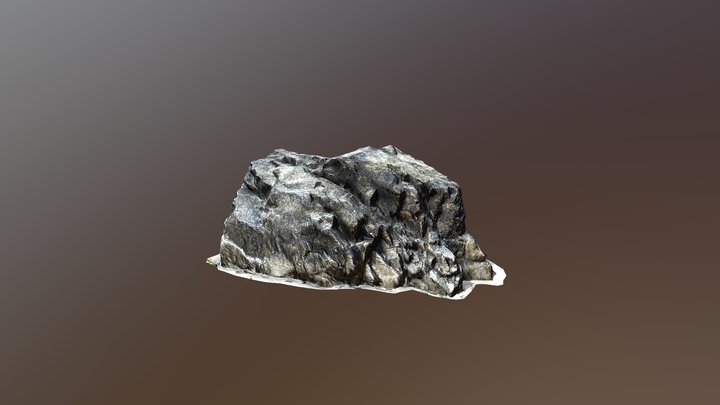 Beach Rock: Photogrammetry Game Asset