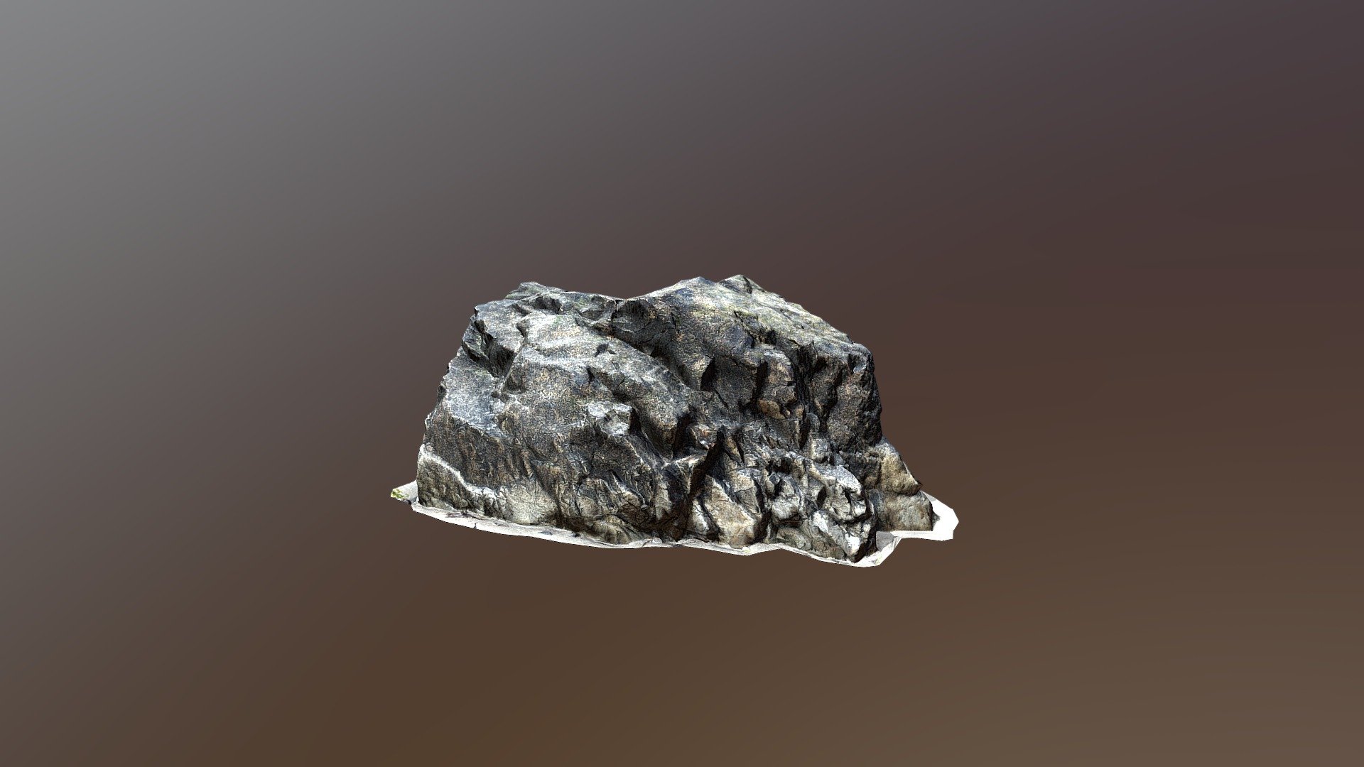 Beach Rock: Photogrammetry Game Asset