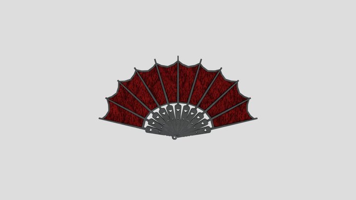 Gothic Set - Fan 3D Model