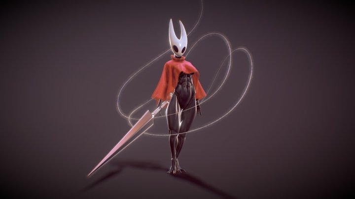 Hornet fanart from Hollow Knight Silksong 3D Model