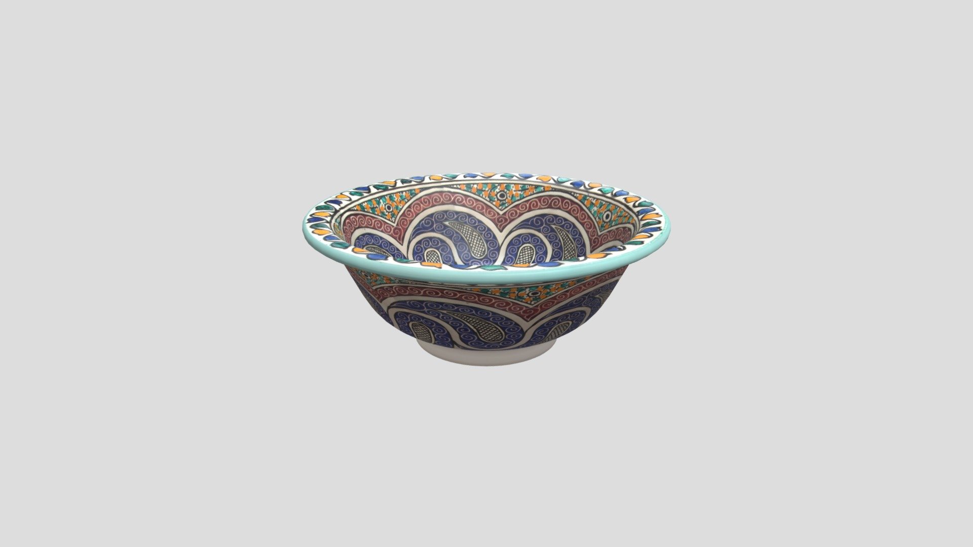 AISA - HAND PAINTED MOROCCAN SINK