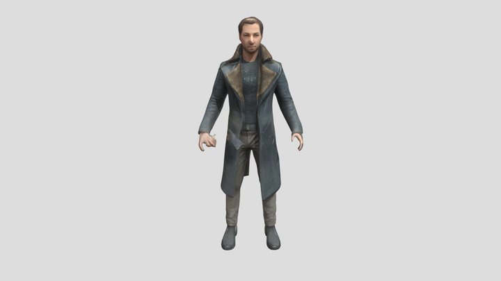 Blade runner 2049 Ryan goslibg FBX 3D Model
