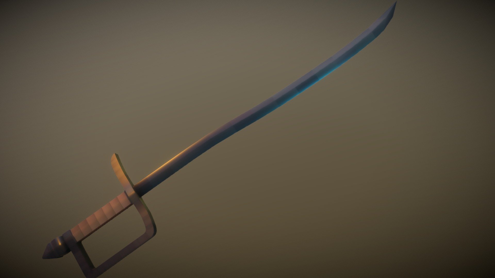 Low-Poly Esque Kopesh