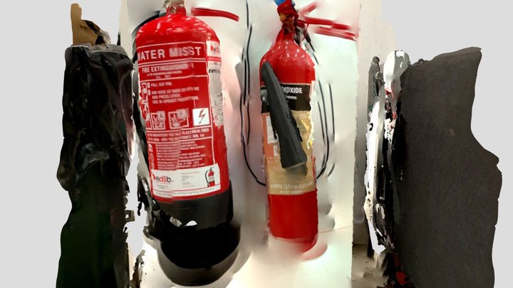 Fire extinguishers pointcloud gyjnu 3D Model