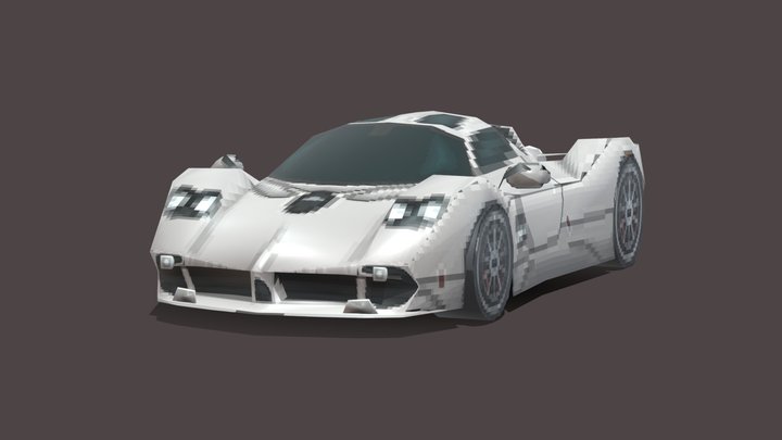 Pagani Utopia [GT2/PSX Style] 3D Model