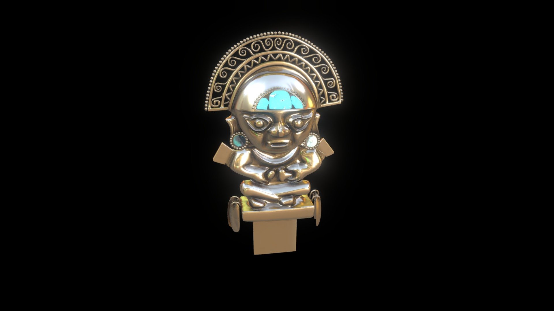 Inca idol - 3D model by bd3dmodels (@egabel) [0185b22] - Sketchfab