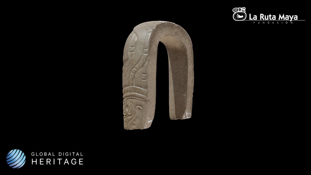 Zoomorphic Yoke with Intertwined Serpents