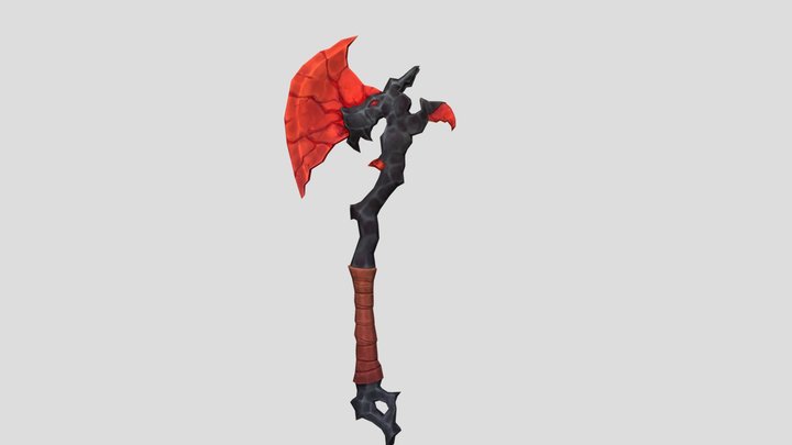 Stylized Axe 3D Model