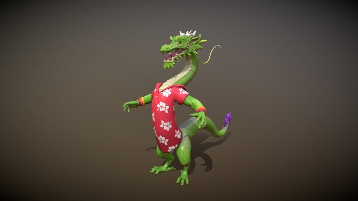 Dragon80s 3D Model