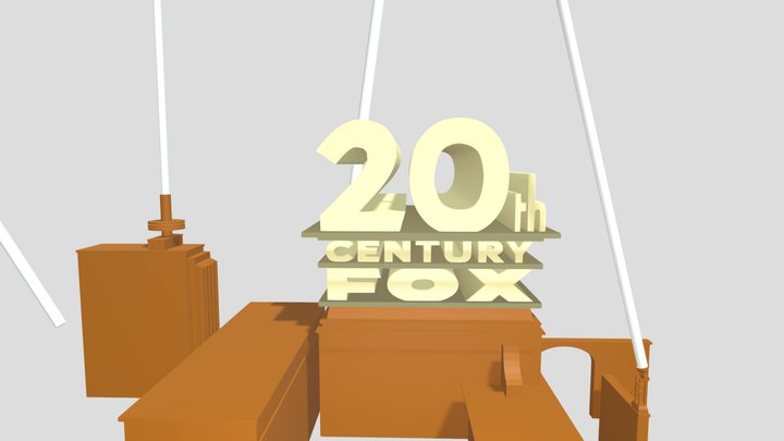 20th Century Fox From The Simpsons 3D Model