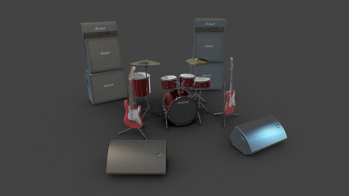 Stage Facility 3D Model