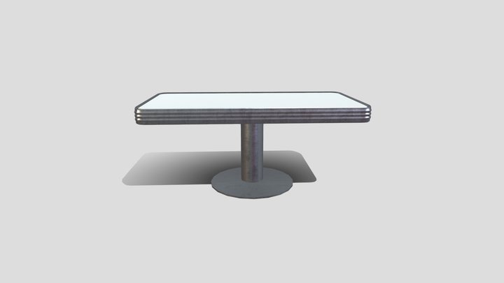 Diner Table 3D Model