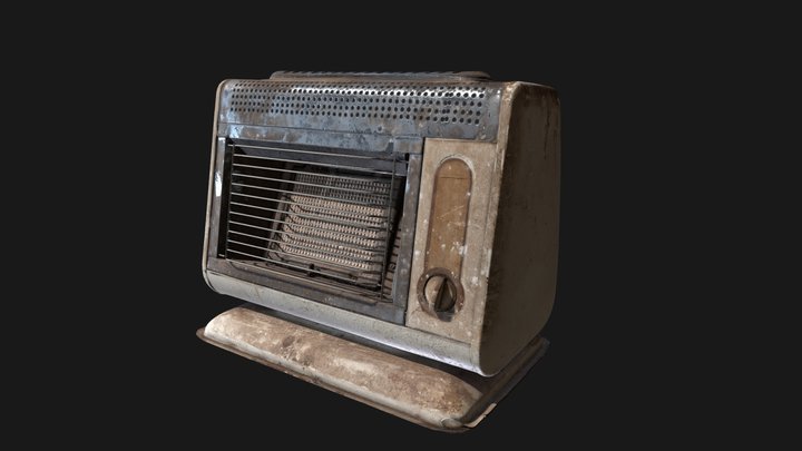 Gas Heater 3D Model