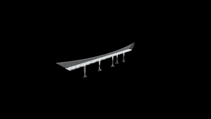 Marieke De Backer - Voronoi Bridge 3D Model