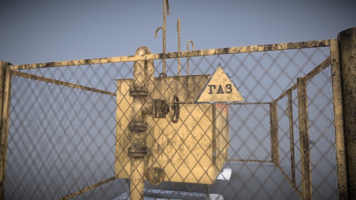 Gas Flamable 3D Model