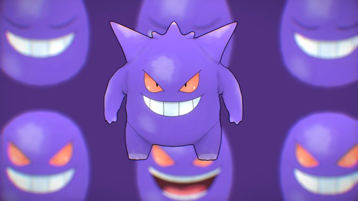 Gengar – Free 3D Model STL