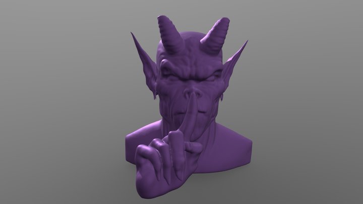 Purple Devil Silence 3D Model