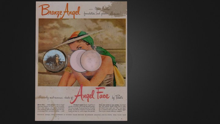 1950 Pond's Angel Face Bronzer 3D Model