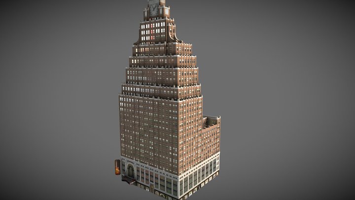 Paramount Building 3D Model