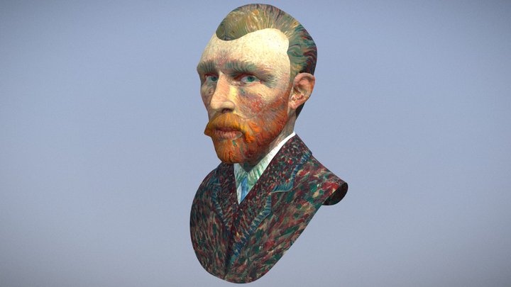 Vincent Van Gogh Portrait 3D Model