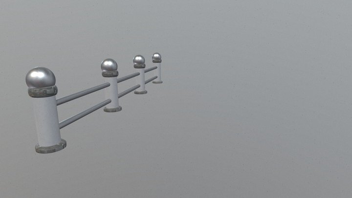 STREET FENCE 3D Model