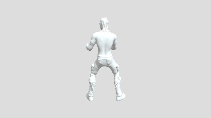 Travis Scott fortnite event 3D Model