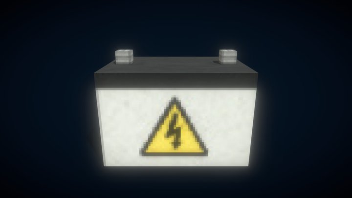 Car Battery Minecraft – Modelo 3D gratuito STL