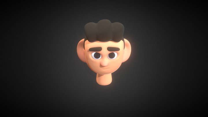 Stylized Head 3D Model