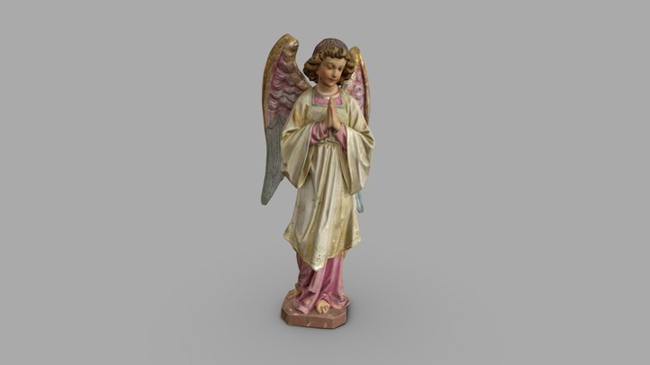 Angel Figure 3D Model