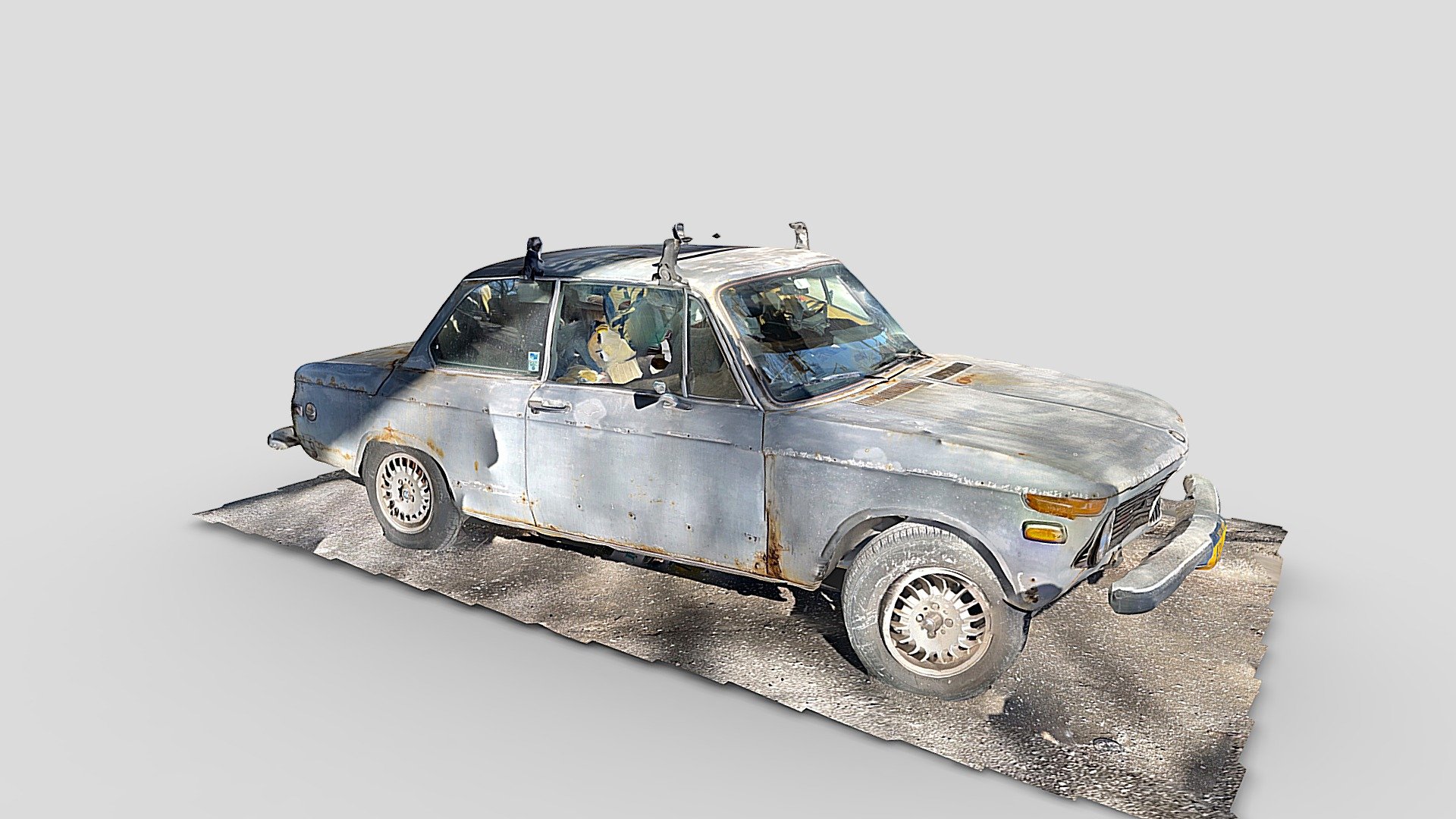 Day 56: lidar scan of old BMW 2002