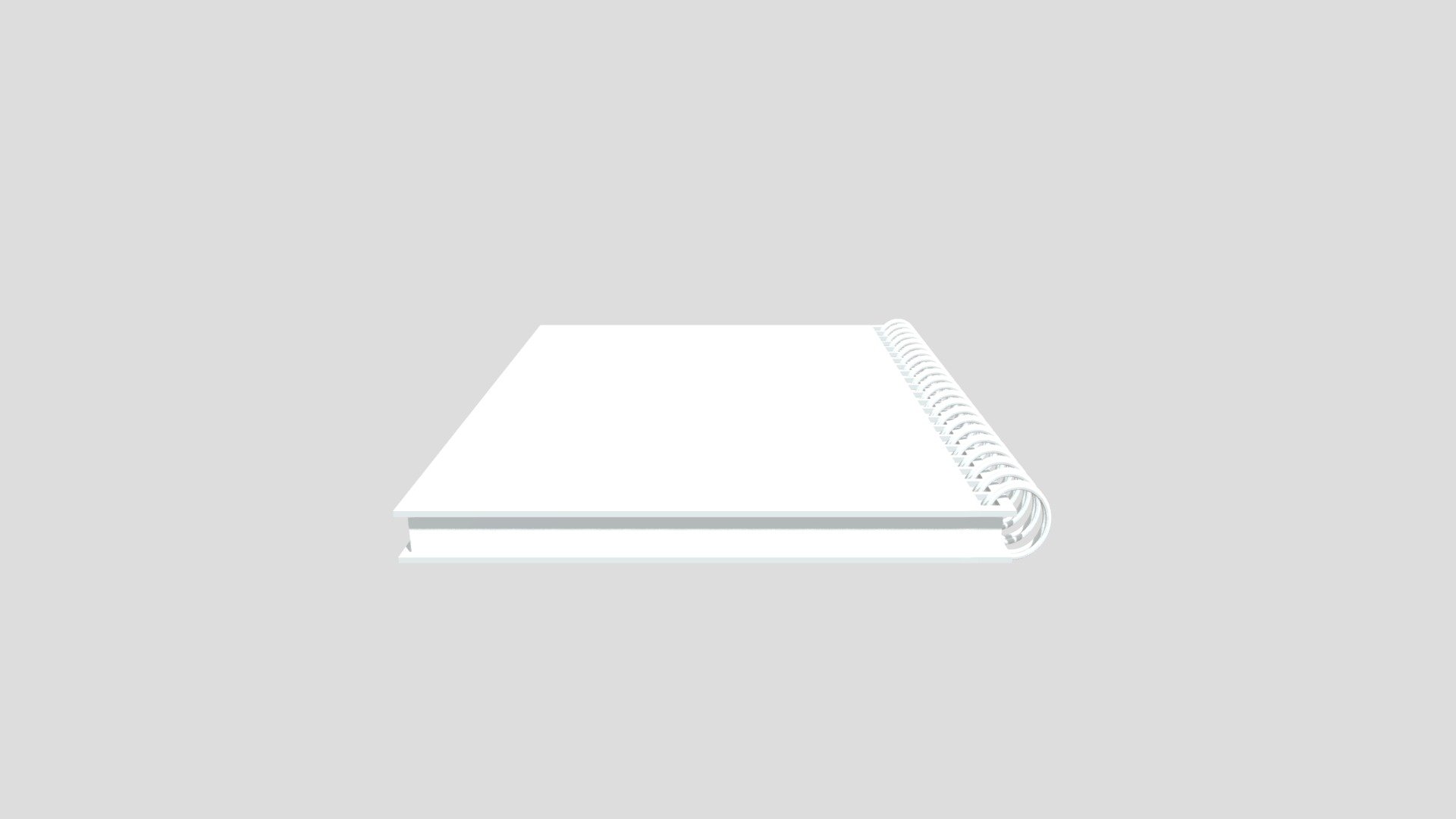 Writing pad Download Free 3D model by Alexiant [0190470] Sketchfab